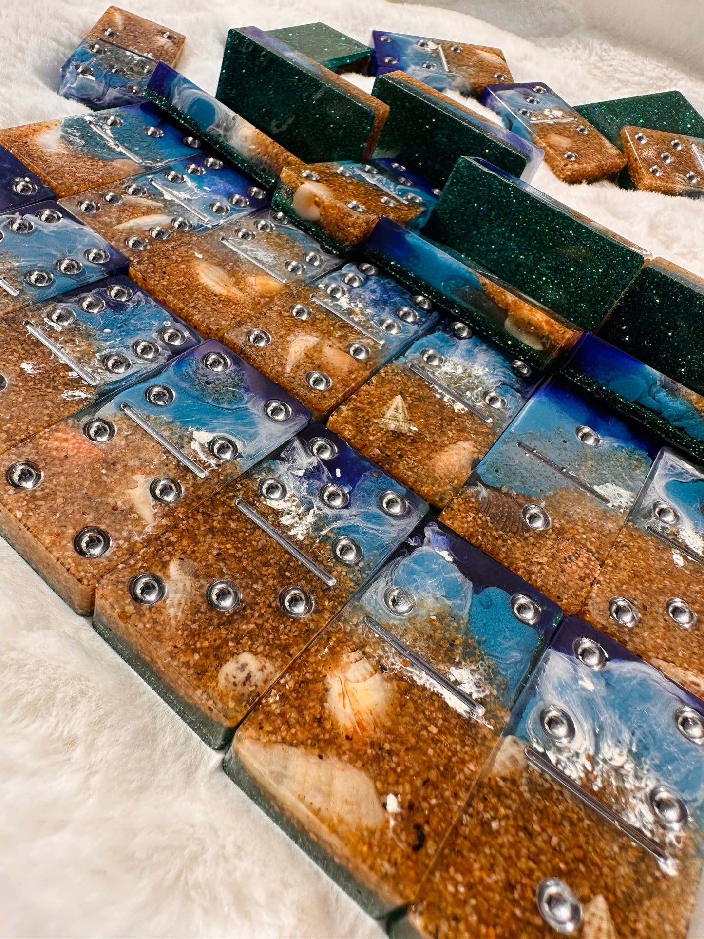 Resin Dominoes Set