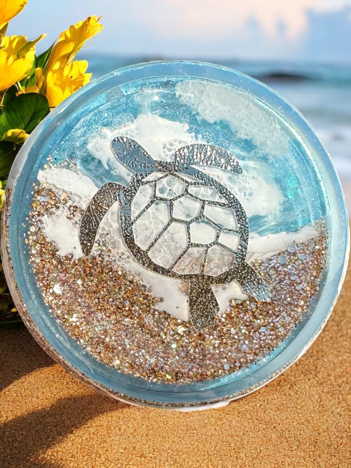 The Ocean is Calling, 24oz Acrylic tumbler
