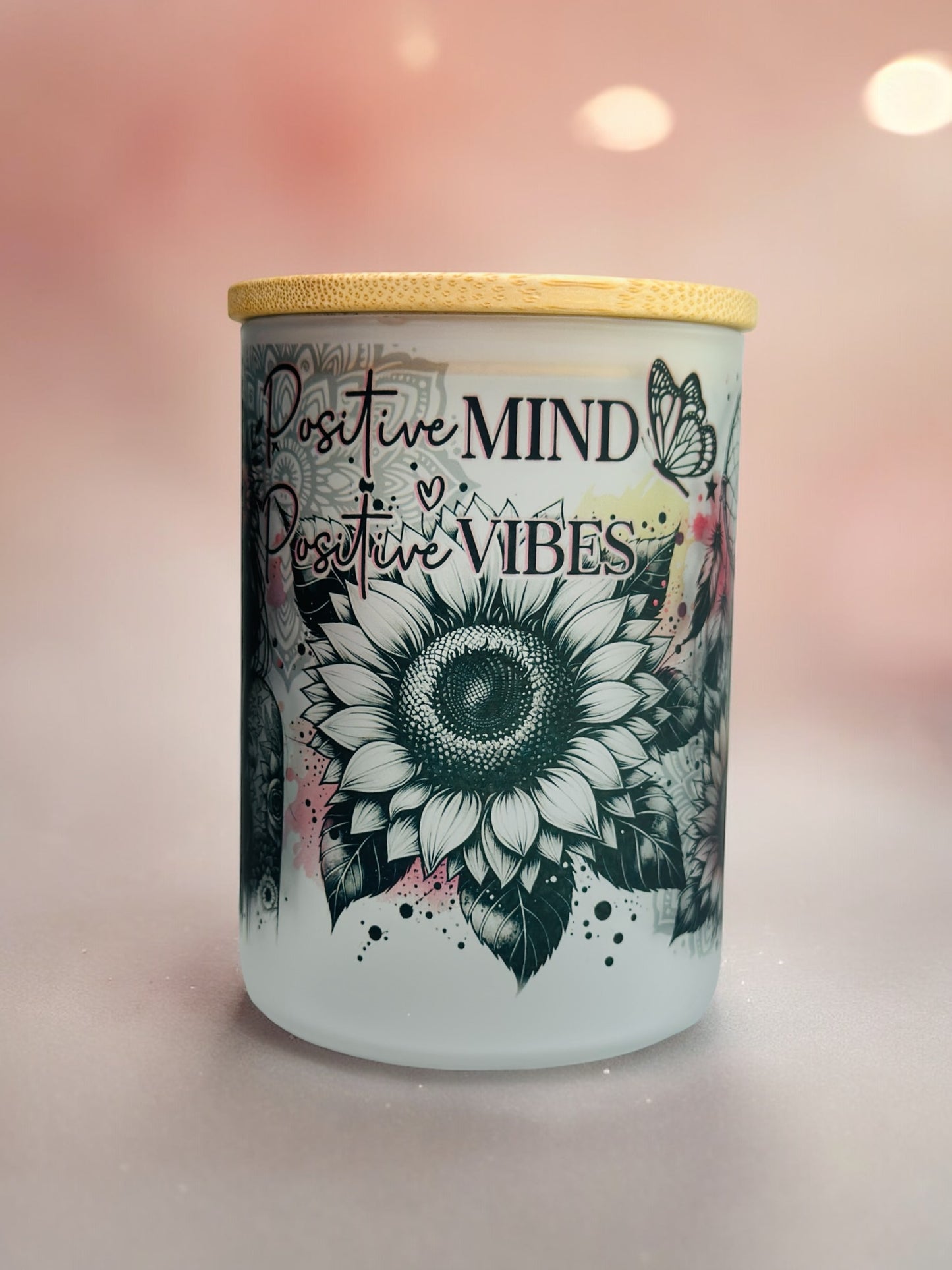 17oz Frosted Glass Mug