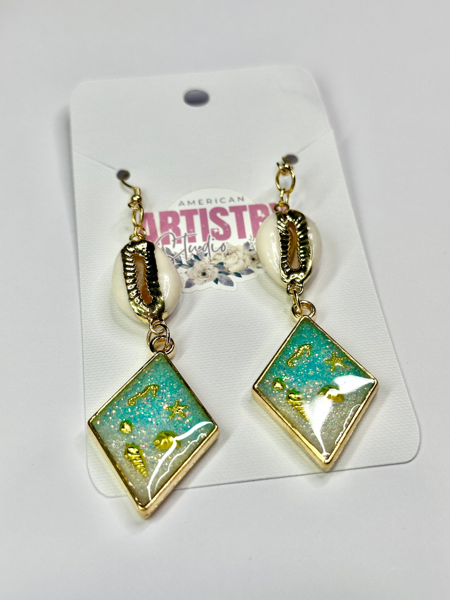 Earrings, Ocean Themed