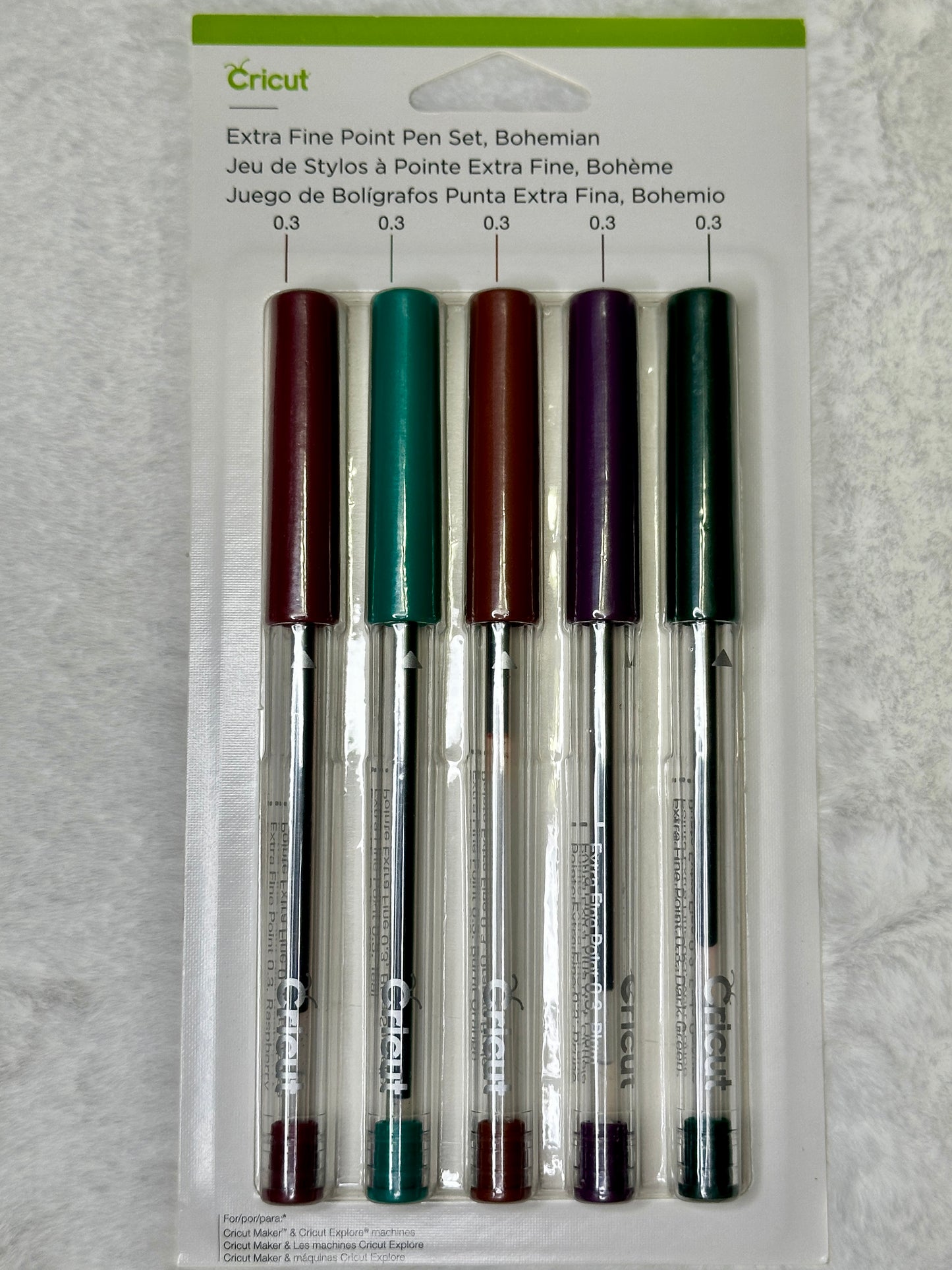 Cricut Extra Fine Point Multi Pen Set, 0.3mm