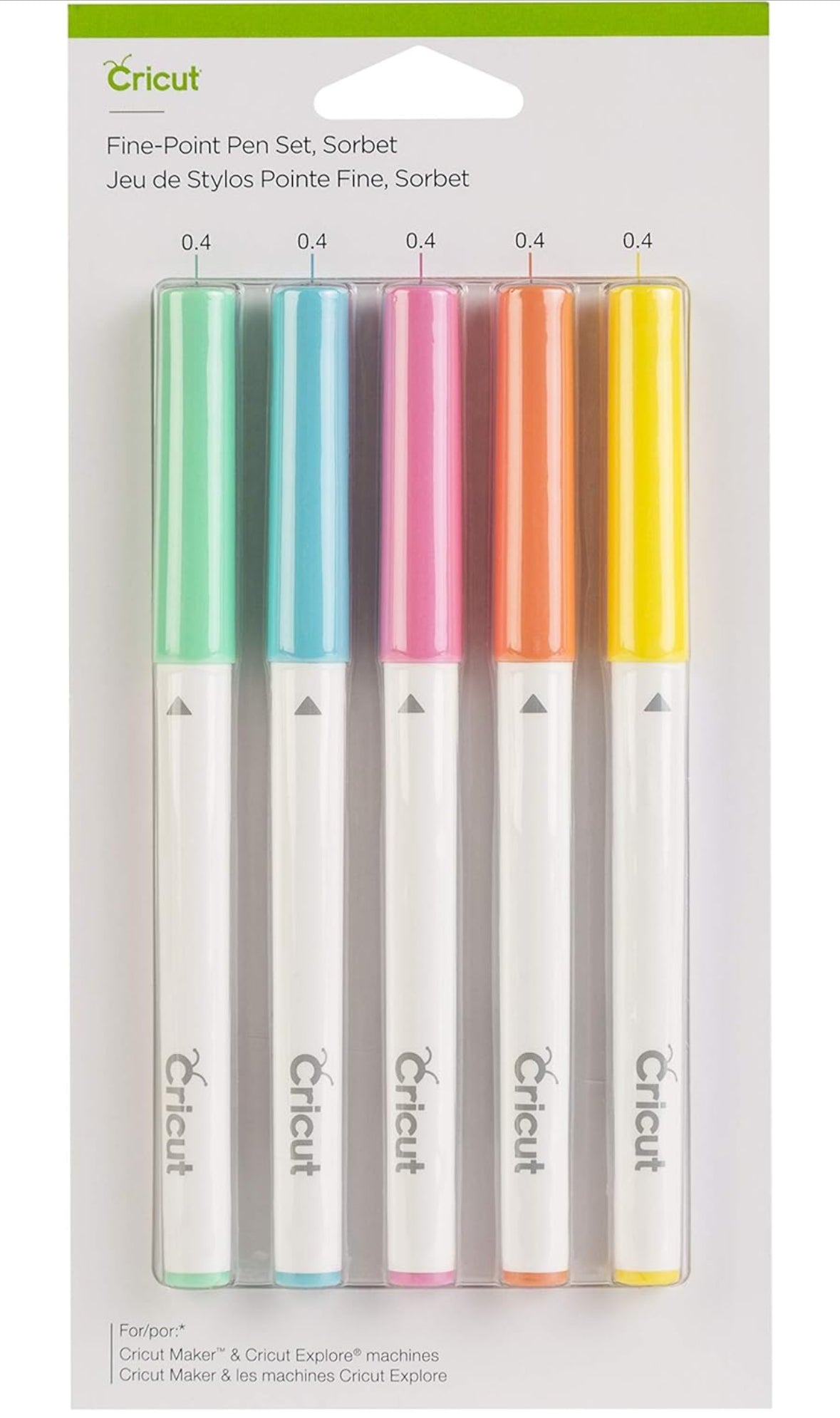 Cricut Fine Point Pen Set, 0.4mm