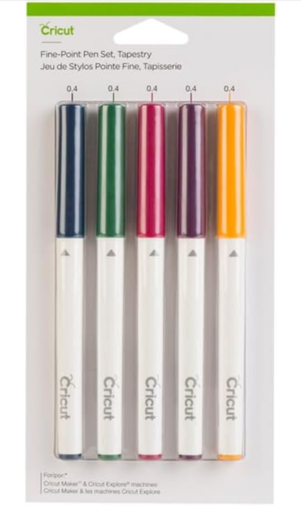 Cricut Fine Point Pen Set, 0.4mm