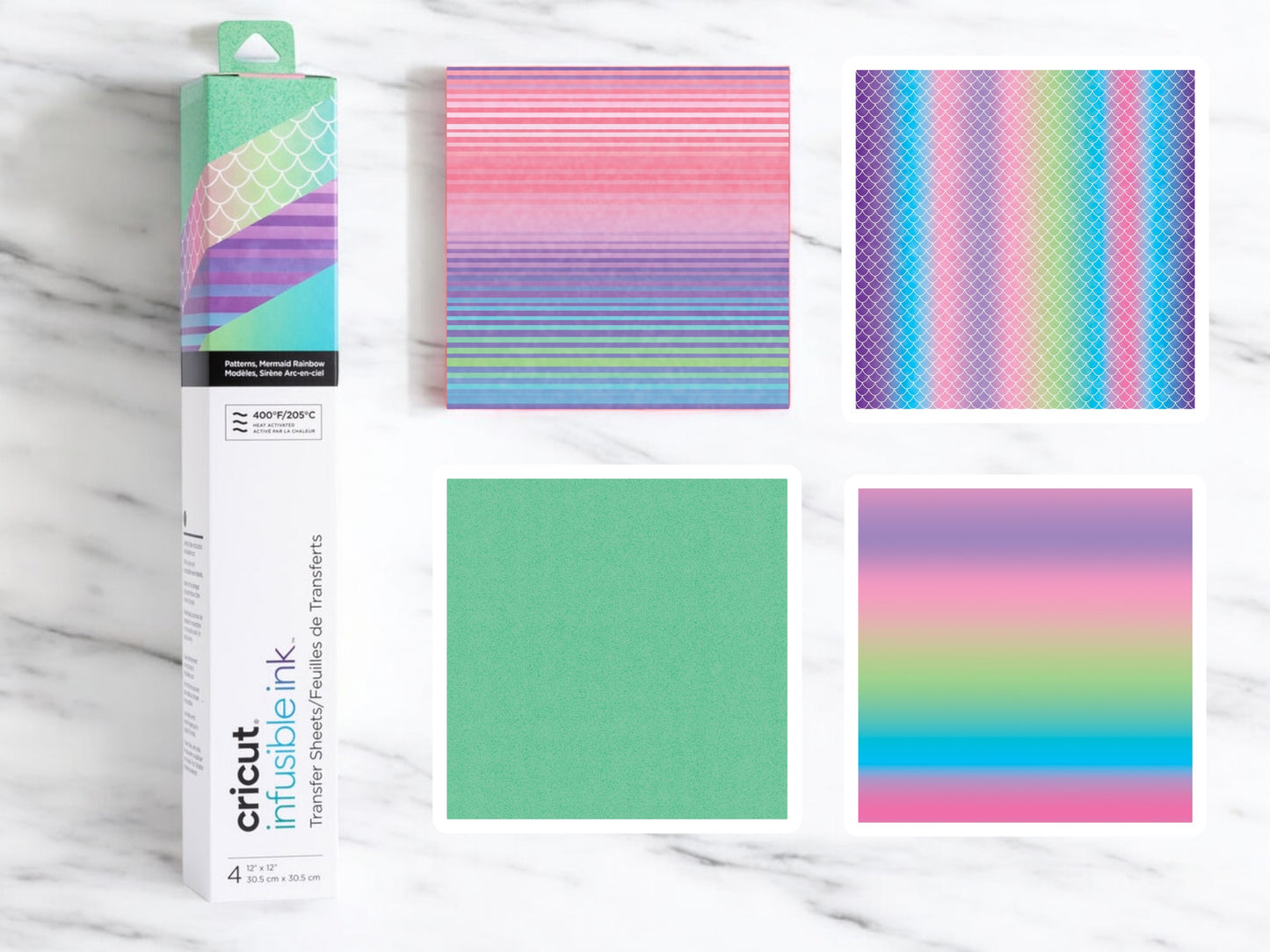 Pattern Infusible Transfer Ink Sheets