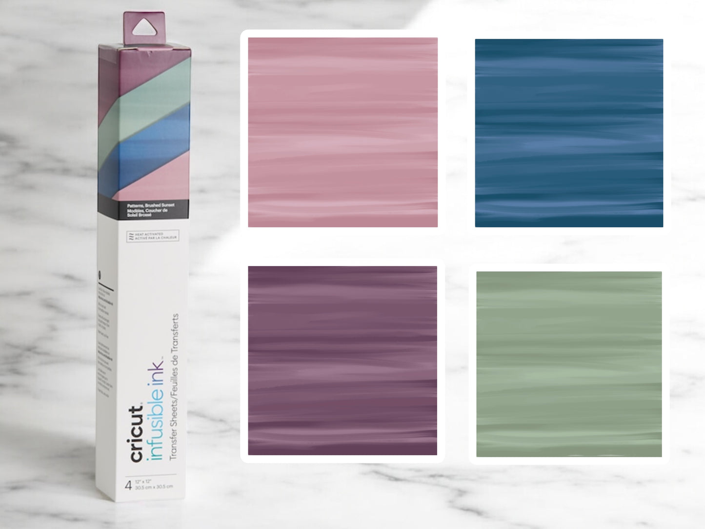 Pattern Infusible Transfer Ink Sheets
