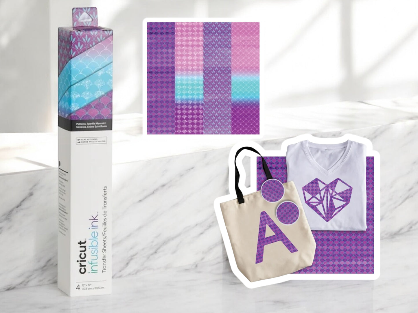 Pattern Infusible Transfer Ink Sheets