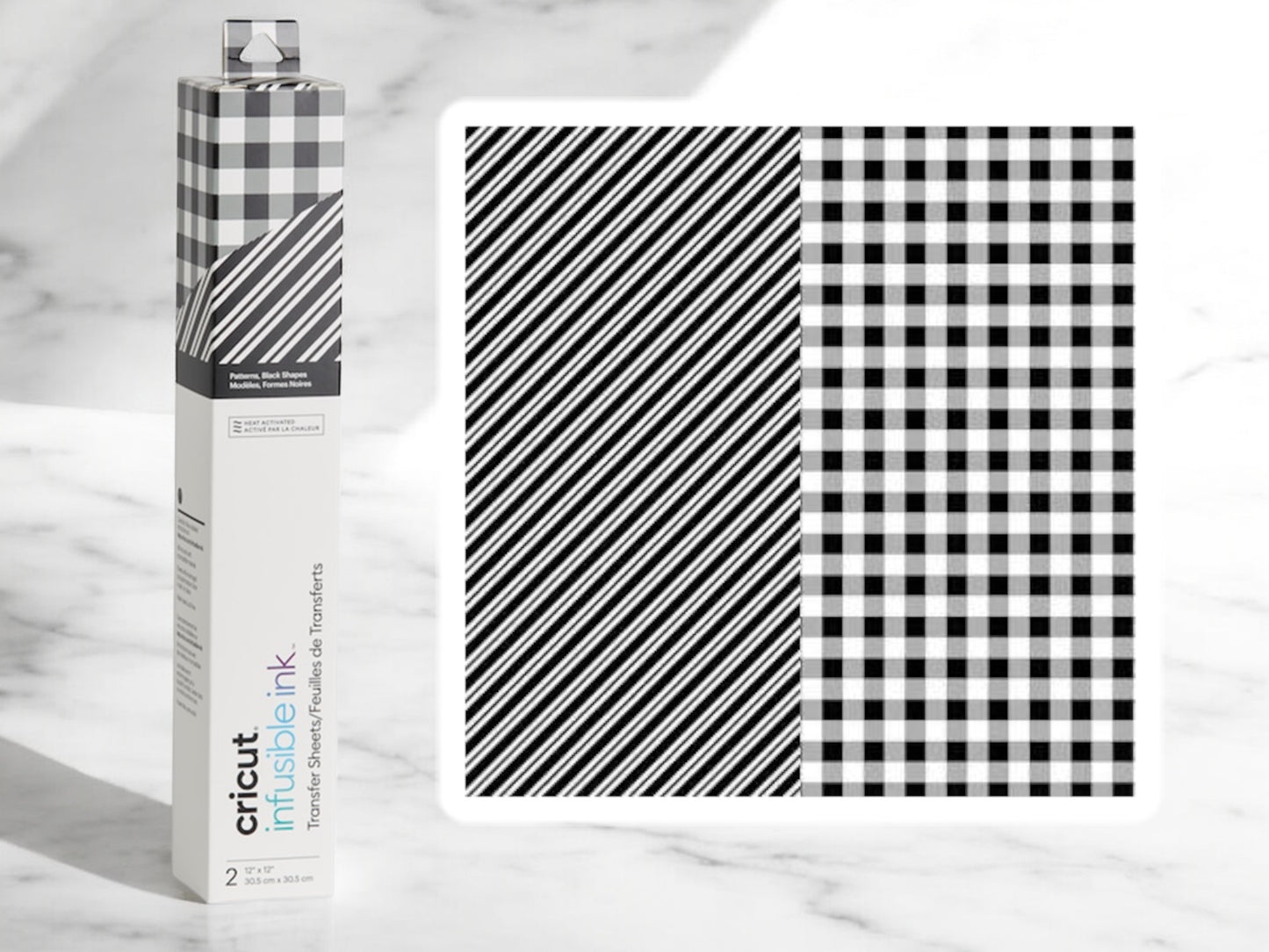 Pattern Infusible Transfer Ink Sheets