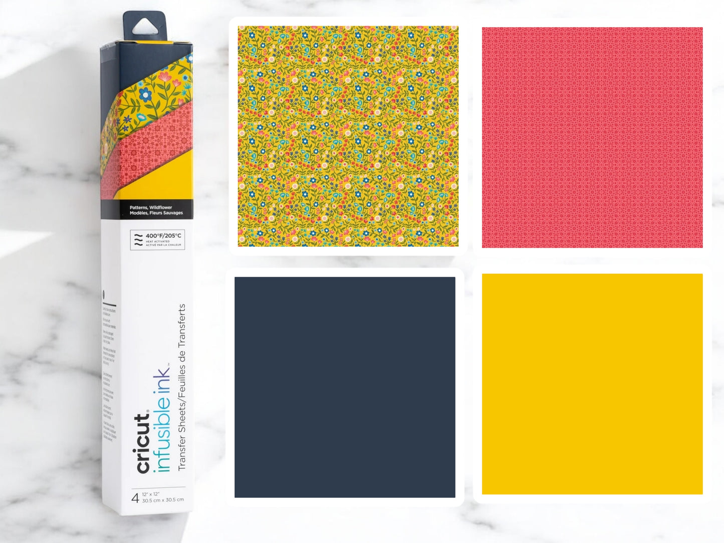 Pattern Infusible Transfer Ink Sheets