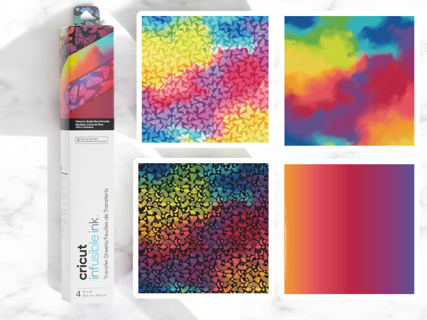 Pattern Infusible Transfer Ink Sheets