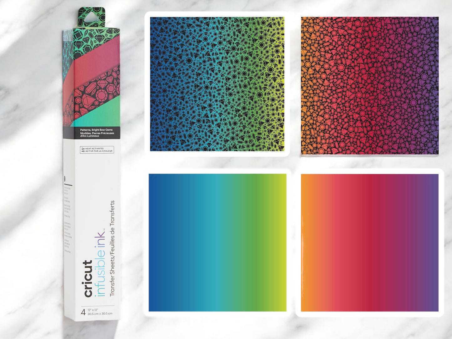 Pattern Infusible Transfer Ink Sheets