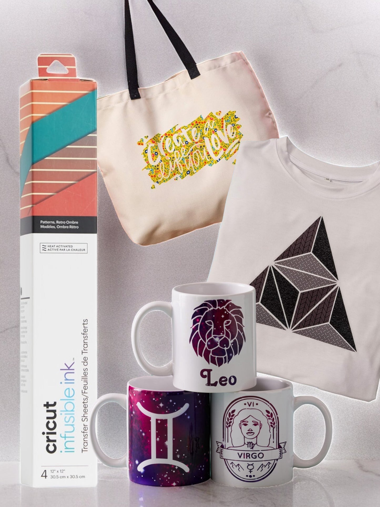 Pattern Infusible Transfer Ink Sheets