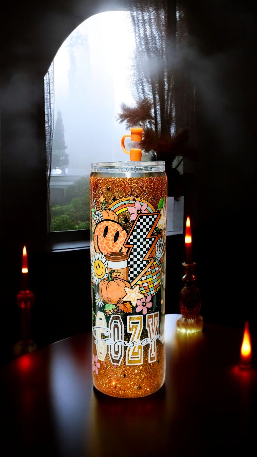 Cozy Season Tumbler, 30oz Stainless Steel Epoxy