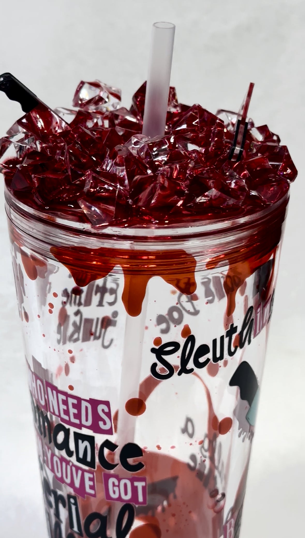 Who needs Romance, 24 oz Acrylic tumbler