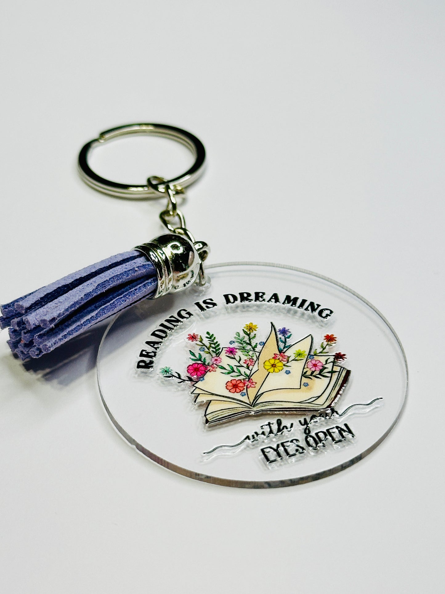 Book Lovers Keychain