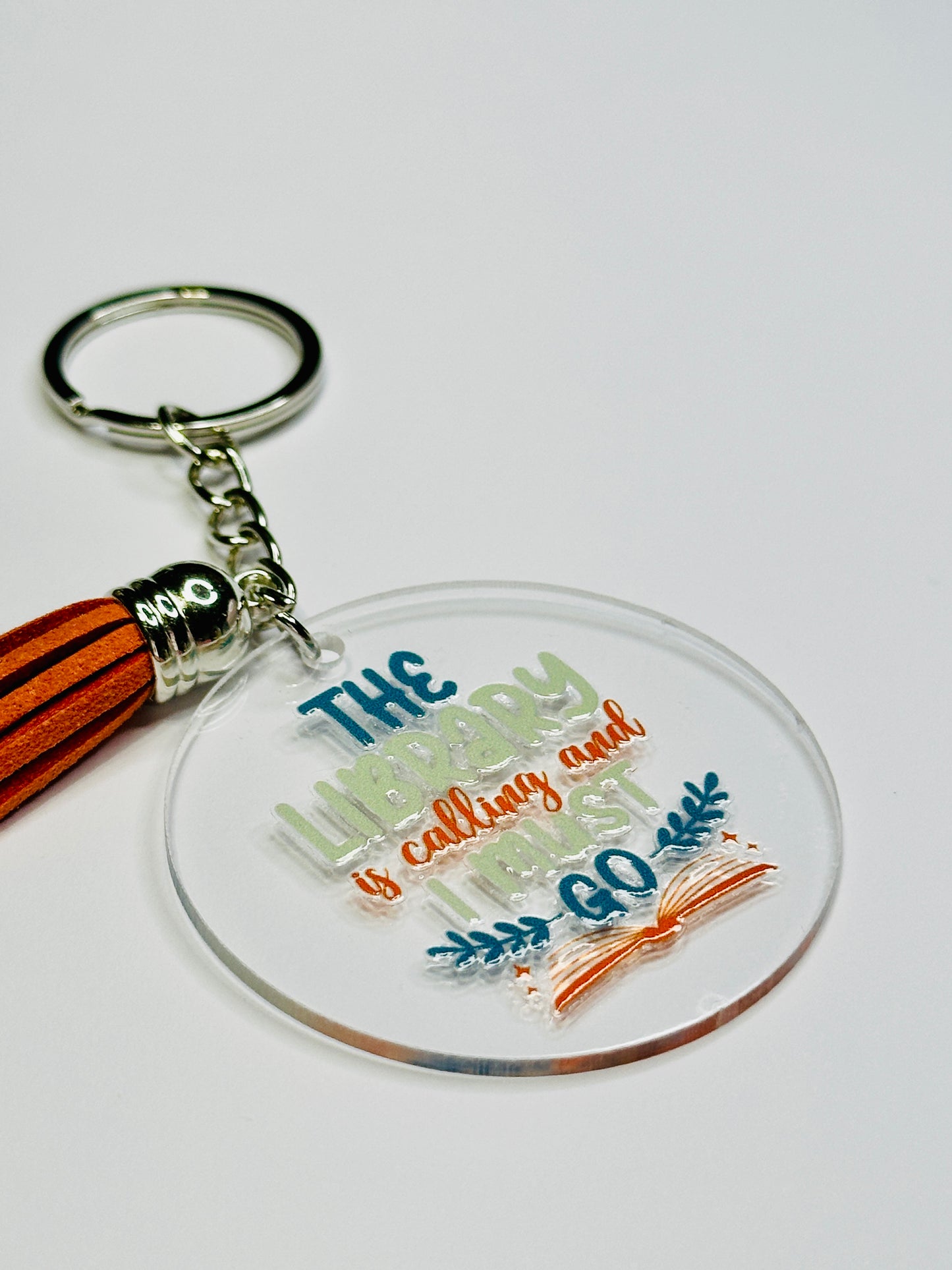 Book Lovers Keychain