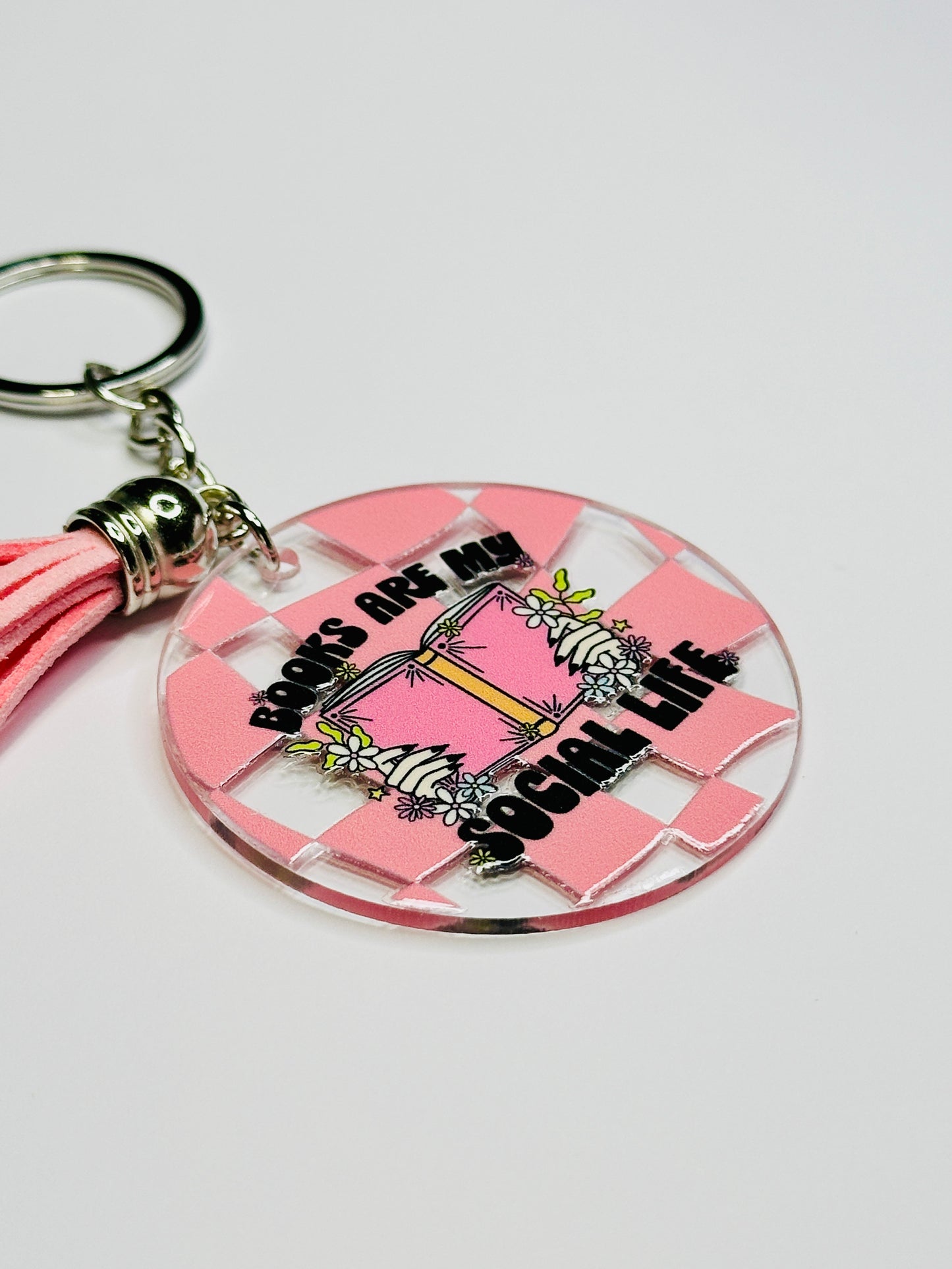 Book Lovers Keychain