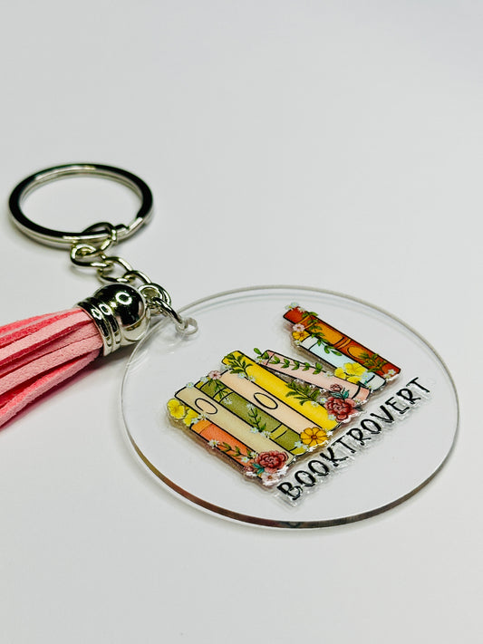 Book Lovers Keychain