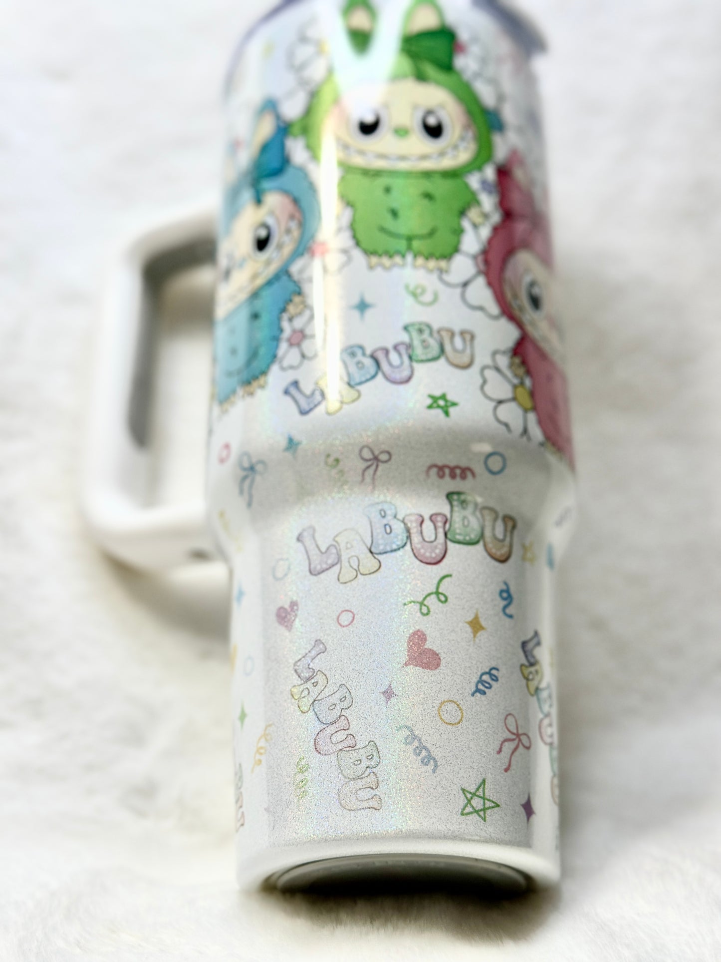 LaBuBu 40oz Holographic Tumbler, Stainless Steel