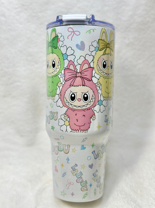 LaBuBu 40oz Holographic Tumbler, Stainless Steel