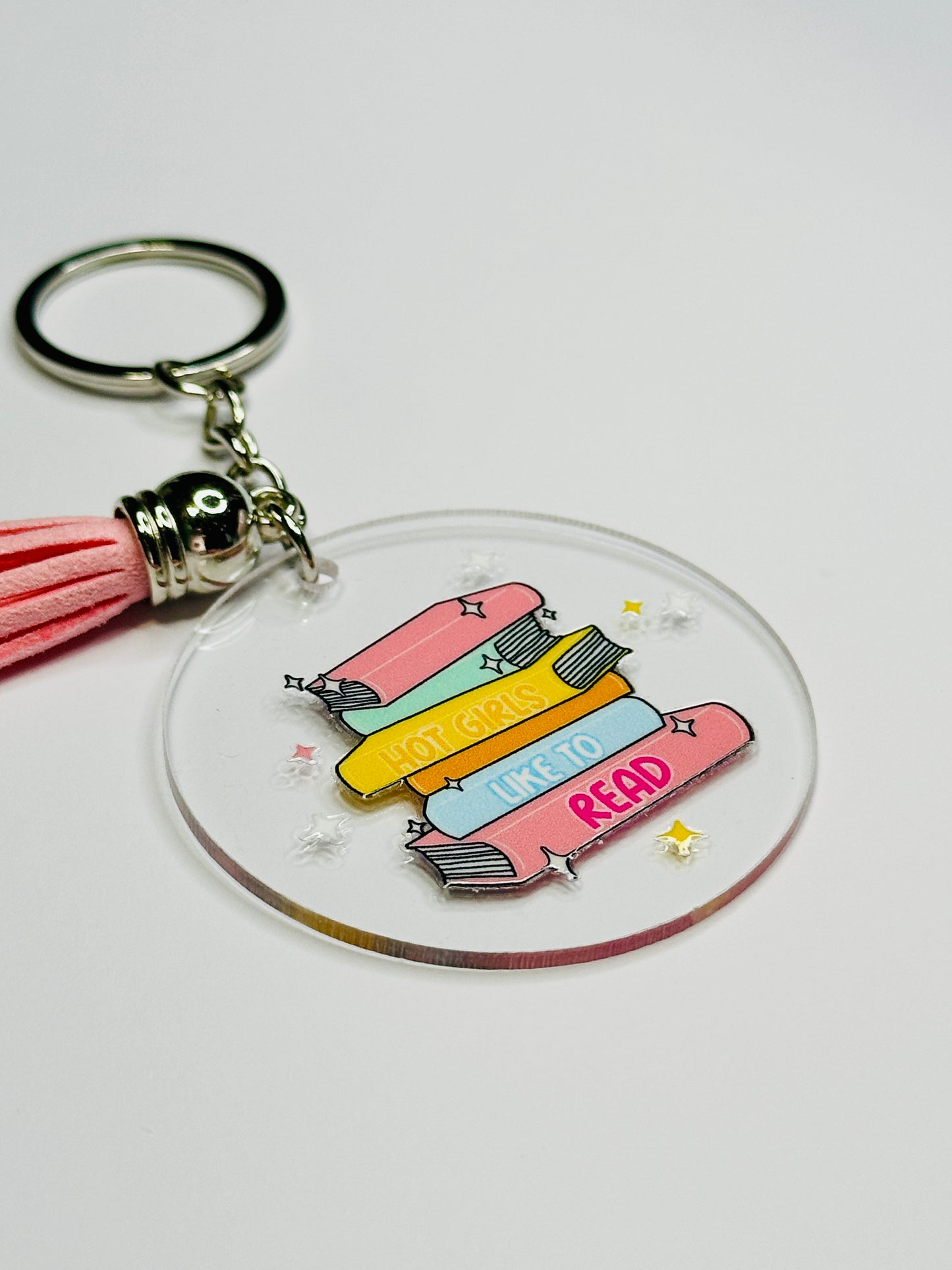 Book Lovers Keychain