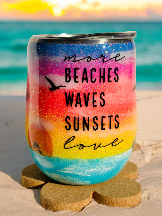 12oz Beach Wine Tumbler