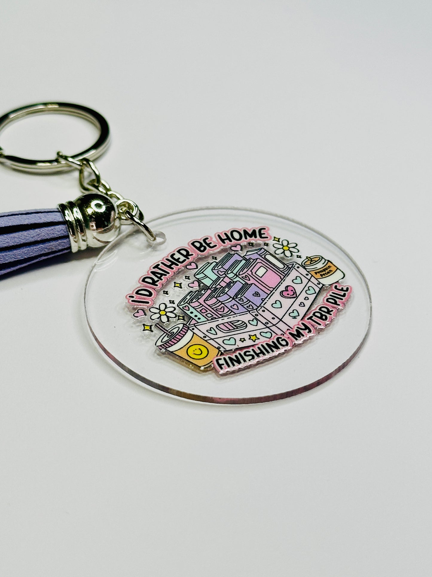 Book Lovers Keychain