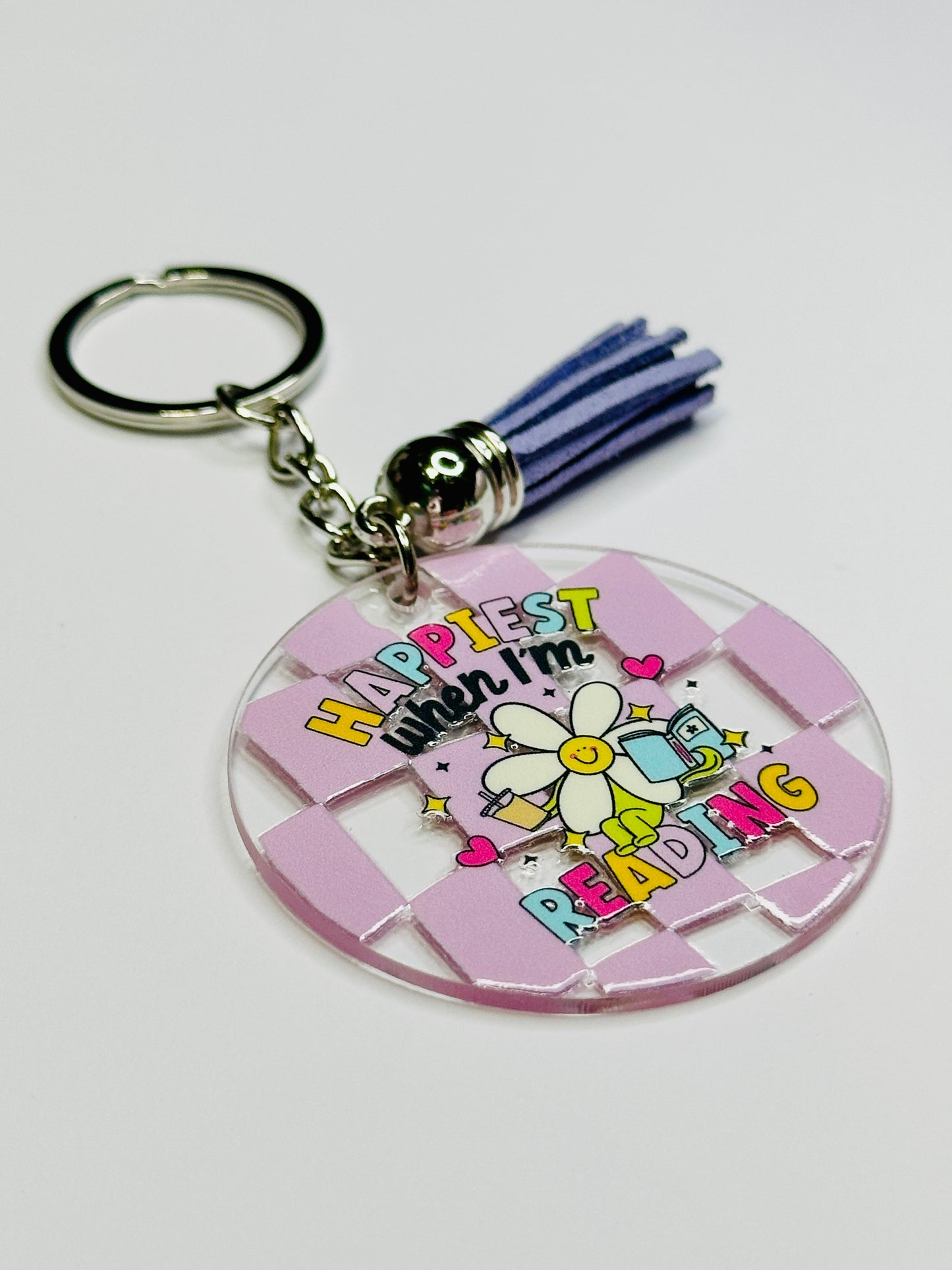 Book Lovers Keychain