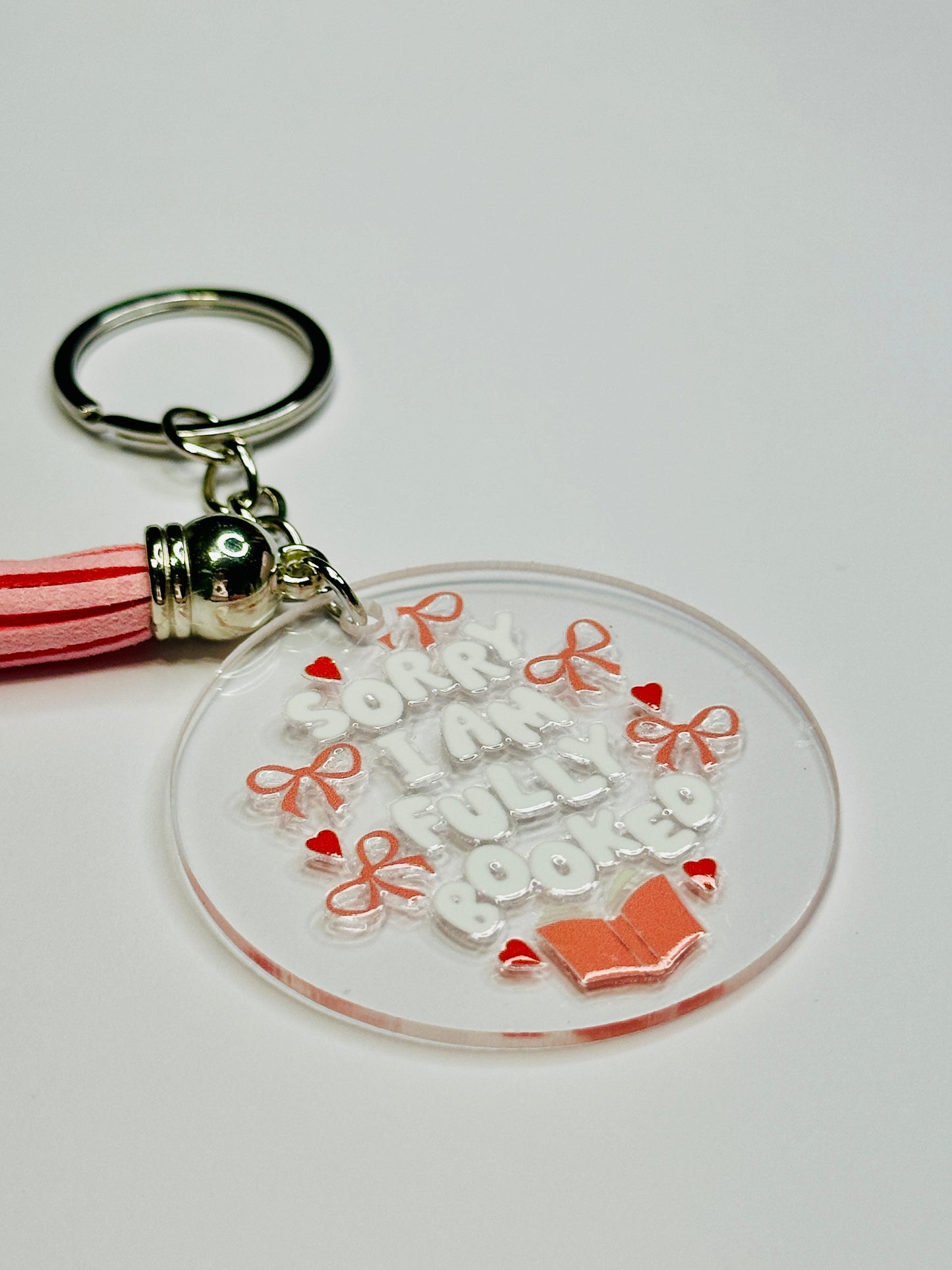 Book Lovers Keychain