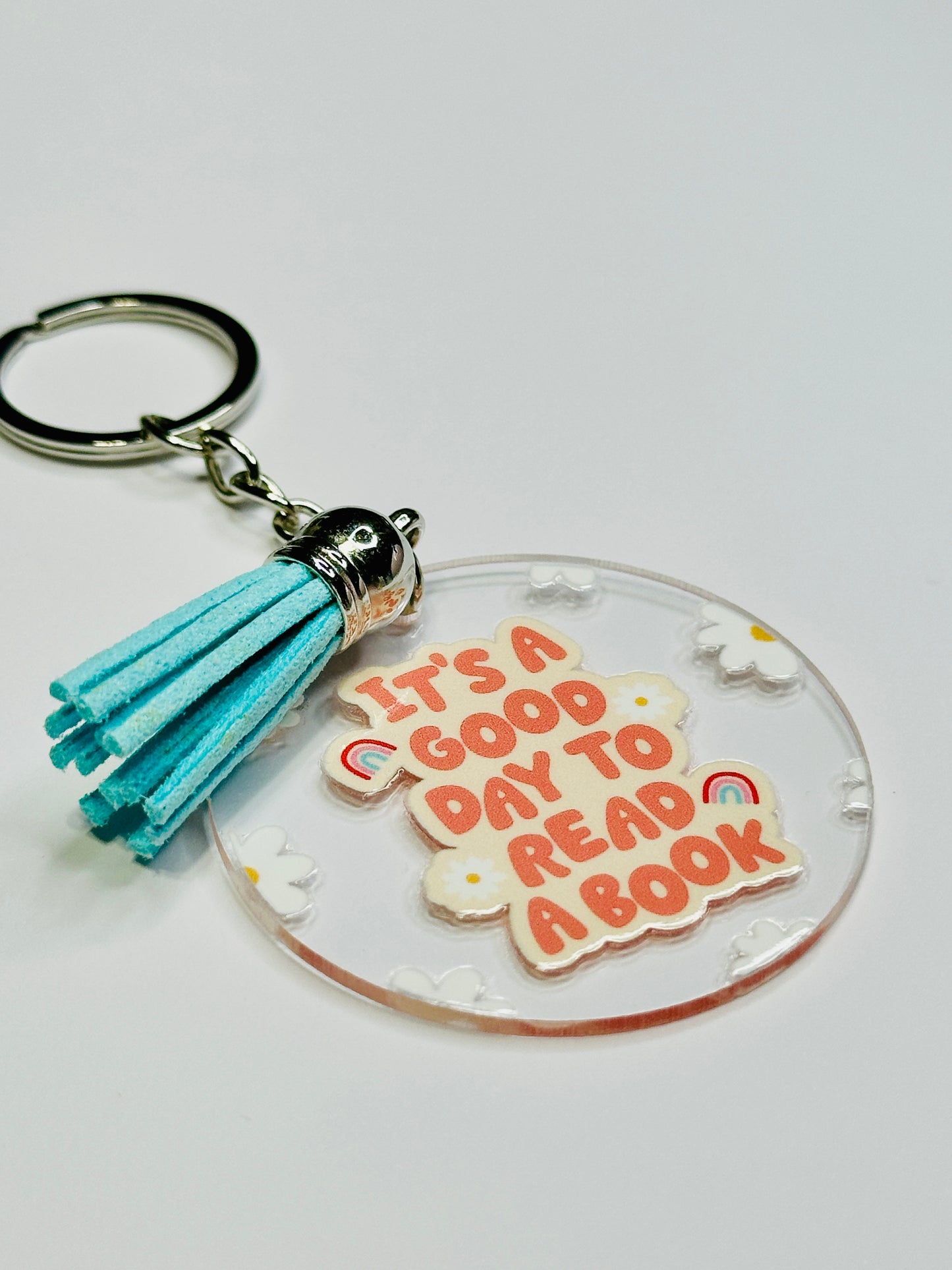 Book Lovers Keychain