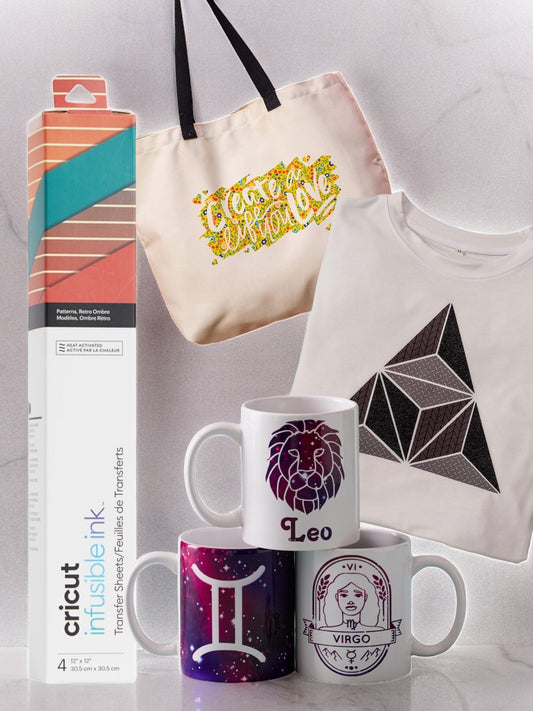 Pattern Infusible Transfer Ink Sheets