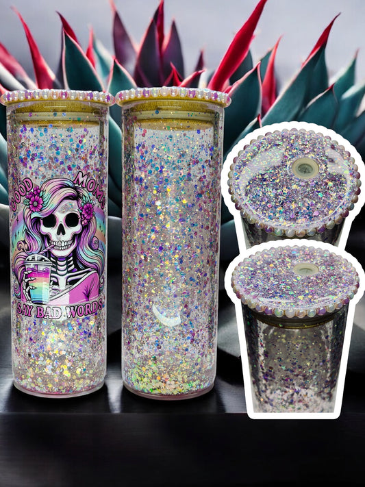20oz Glitter Globe Tumblers