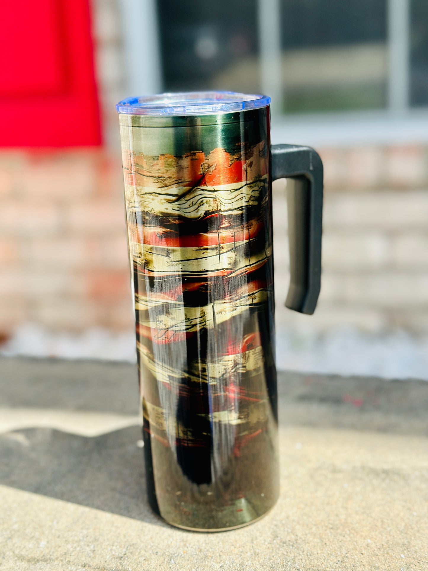 Patriotic Stainless Steel, 20oz with Handle