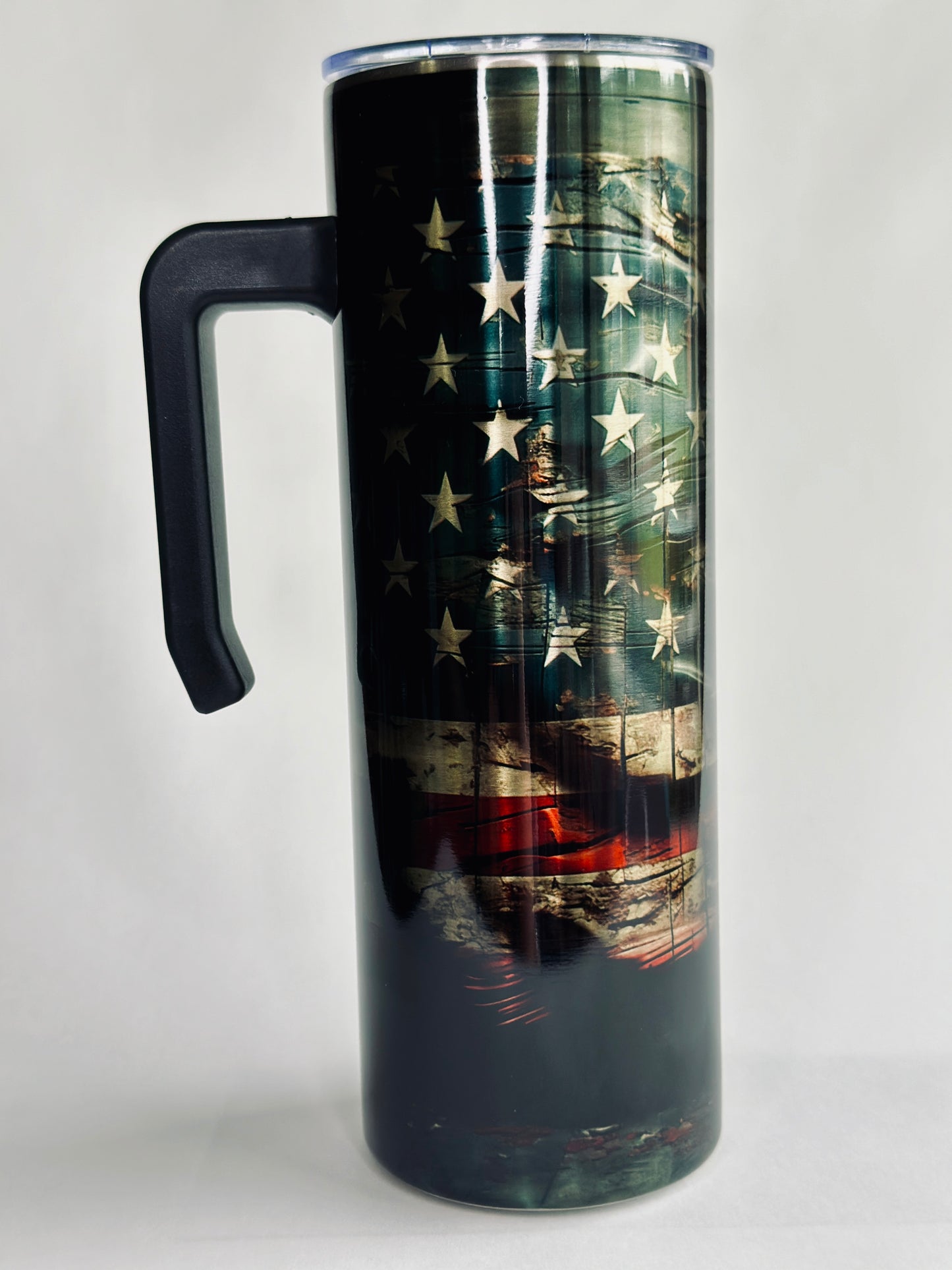 Patriotic Stainless Steel, 20oz with Handle